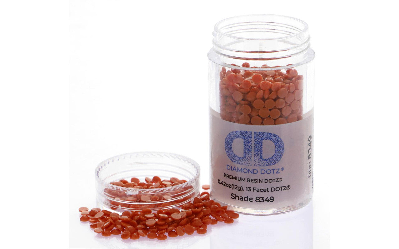 Diamond Dotz Freestyle Gems 2.8mm 12g Brick Red 8349